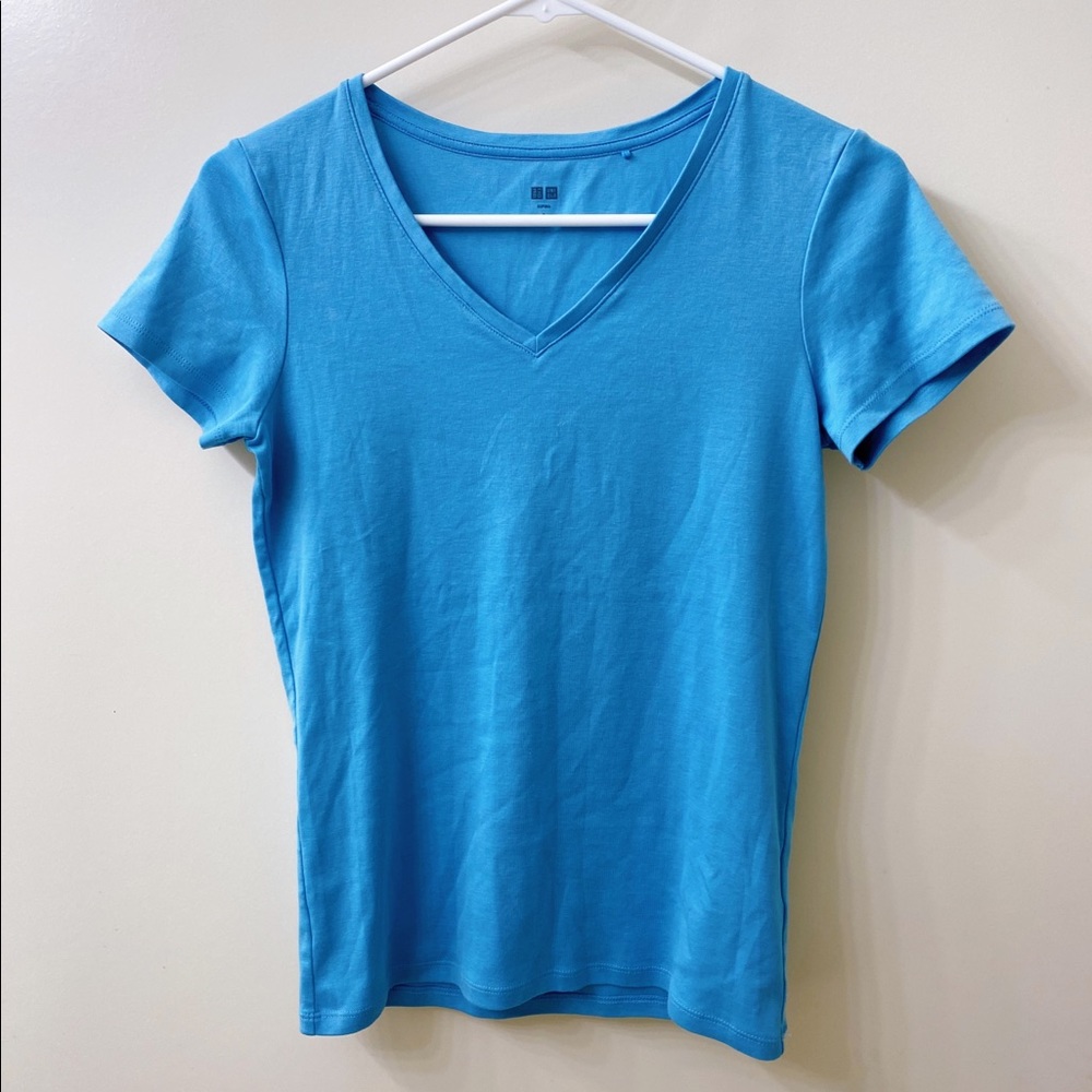 UNIQLO: Blue Tee T-Shirt, Small